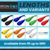 IronBox Electric - Heavy-Duty C14 to C19 Power Cord, 15A, 250V, 14/3 SJT - IEC60320 PC Cable for Computer Extensions, Monitor, PSU - C14 Male to C19 Female Connector Power Cable - (Blue 5 Foot) view 4