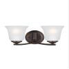 Generation Lighting 4439002EN3-782 Transitional Two Light Wall/Bath from Emmons Collection in Bronze/Dark Finish, view 1