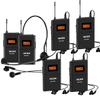 Anleon MTG100 902mhz-927mhz Tour Guide Wireless System Church System translation equipment simultaneous interpretation equipment (1 Transmitter and 5 Receivers) view 1