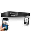 TIGERSECU 5MP Super HD 8-Channel Hybrid 4-in-1 DVR Security Recorder with 2TB Hard Drive, for use with 5MP HD-TVI/AHD/CVI Cameras (Cameras Not Included) view 1