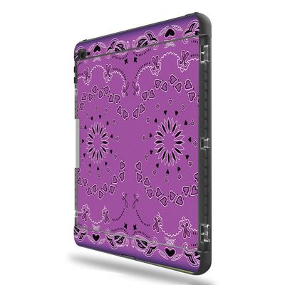 MightySkins Skin Compatible with LifeProof Apple iPad Pro 9.7" - Purple Bandana | Protective, Durable, and Unique Vinyl Decal wrap Cover | Easy to Apply, Remove, and Change Styles | Made in The USA