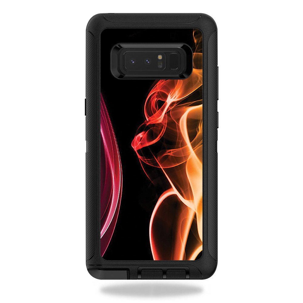 MightySkins Skin Compatible with OtterBox Defender Galaxy Note 8 - Bright Smoke | Protective, Durable, and Unique Vinyl Decal wrap Cover | Easy to Apply, Remove, and Change Styles | Made in The USA