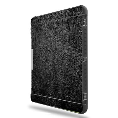 MightySkins Skin Compatible with LifeProof Apple iPad Pro 9.7" - Black Leather | Protective, Durable, and Unique Vinyl Decal wrap Cover | Easy to Apply, Remove, and Change Styles | Made in The USA