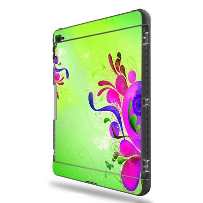 MightySkins Skin Compatible with LifeProof Apple iPad Pro 9.7" - Pastel Flourishes | Protective, Durable, and Unique Vinyl wrap Cover | Easy to Apply, Remove, and Change Styles | Made in The USA