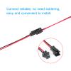 VANDESAIL 2-Pin JST SM LED Strip Connectors, 10 cm, 20 Pairs view 2