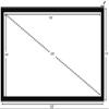 Silver Ticket Products STR Series 6 Piece Home Theater Fixed Frame 4K / 8K Ultra HD, HDTV, HDR & Active 3D Movie Projection Screen, 16:9 Format, 220" Diagonal, White Material STR-169220 view 3