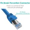 Elecom LD-TWS/BU10 LAN Cable CAT7 32.8 ft (10 m) Anti-Crack Connector Standard Blue view 4