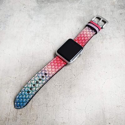 Gift For Mom Apple Watch Band 38mm 40mm 42mm 44mm,Series 4 Series 3 Series 2 Series 1,Hand-Stitched Handmade Apple Watch Leather