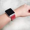 Gift For Mom Apple Watch Band 38mm 40mm 42mm 44mm,Series 4 Series 3 Series 2 Series 1,Hand-Stitched Handmade Apple Watch Leather view 4