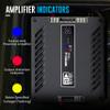 4-Channel Vehicle Audio Amplifier - 300 Watts D Class High-Powered Mono Amplifier w/Subsonic Filter & Low Pass Filter Stable @ 1 Ohm, LED Indicators, Sound Specialization - Banda 1200.41OHM view 3