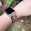 Christmas Gift Apple Watch Band 38mm 40mm 42mm 44mm,Series 4 Series 3 Series 2 Series 1,Hand-Stitched Handmade Apple Watch Leather view 4