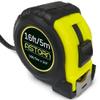 Metric Tape Measure 16ft 5M Retractable with Dual Inch Centimeter Scale, Shock Absorbent Rubber Case, Thumb Lock, Belt Clip and Wrist Strap, Precision Measuring Tape for Contractors DIY view 1