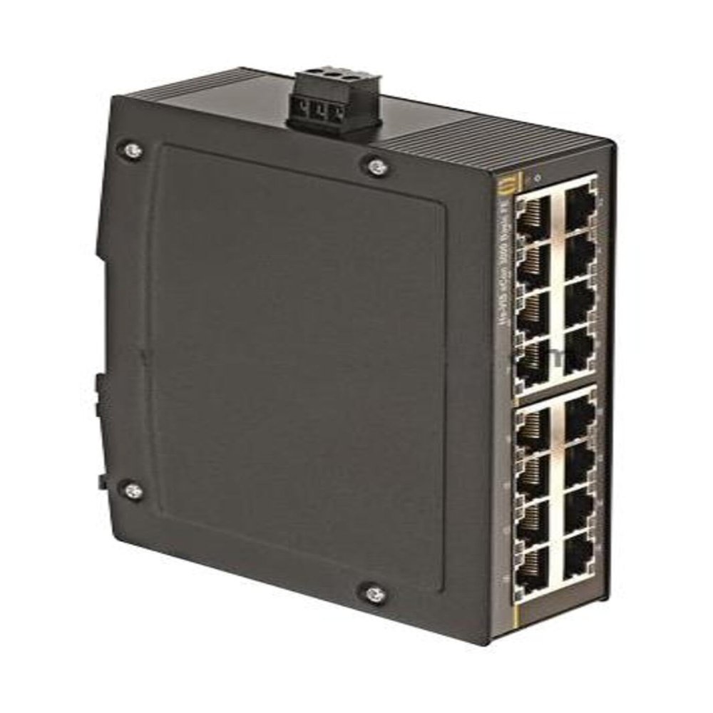 24030160000 - Switch, Ha-VIS eCon 3000, 16 Ports, Industrial, Unmanaged Fast Ethernet, DIN Rail, RJ45 x 16