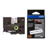 Brother Genuine Tze-FX251 Flexible ID Tape, Black On White, 24mm x 8m view 2