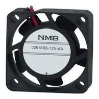 02510SS-12P-AT-00 - Axial Fan, 02510SS Series, 12 V, DC, 25 mm, 10 mm, 28.5 dBA, 2.65 cu.ft/min