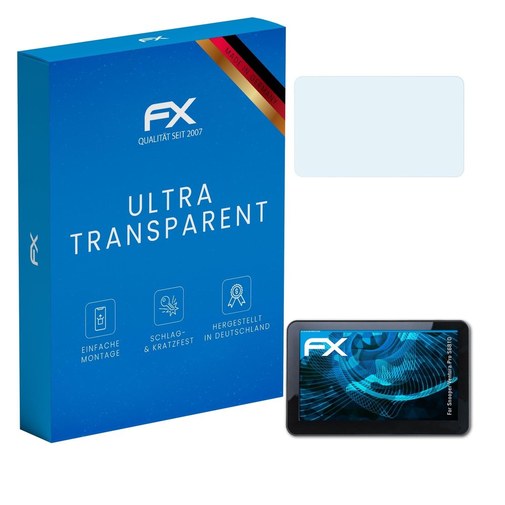 atFoliX Screen Protection Film compatible with Snooper Ventura Pro S6810 Screen Protector, ultra-clear FX Protective Film (3X)