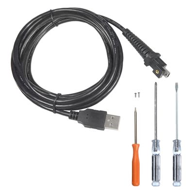 Compatible Nuance Dragon PowerMic III Microphone 9' Straight Cable - Easy Install