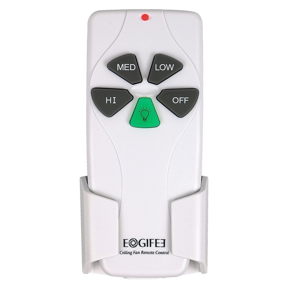 Eogifee 53T Ceiling Fan Remote Control Adjustable 3 Speed,Light Dimmer Control Replacement of Hampton Bay Harbor Breeze Hunter KUJCE9103 FAN-11T FAN-53T 2AAZPFAN-53T