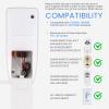 Eogifee 53T Ceiling Fan Remote Control Adjustable 3 Speed,Light Dimmer Control Replacement of Hampton Bay Harbor Breeze Hunter KUJCE9103 FAN-11T FAN-53T 2AAZPFAN-53T view 3
