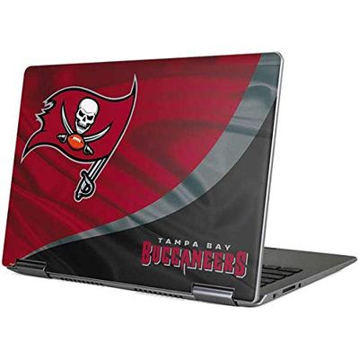 Skinit Decal Laptop Skin Compatible with Yoga 710 14in - Officially Licensed NFL Tampa Bay Buccaneers Design