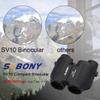 SVBONY SV10 8x25 High Powered Binoculars for Adults, FMC Coating,Fixed Focus Compact Mini Pocket Binoculars for Travel Hiking Scenery Outdoor Camping view 3
