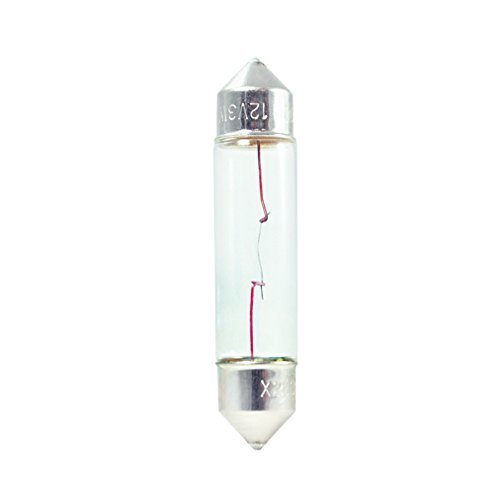 (Pack of 5) 10W T3 1/4 Xenon Clear Festoon 12V Light Bulb