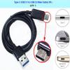 100% New 3Feet/1M USB 3.1 to USB 2.0 Data Sync Cable Connector Charging Power Data Wire Compatible with T-Mobile Samsung Galaxy Note 8 SM-N950U Smartphone - Black view 2
