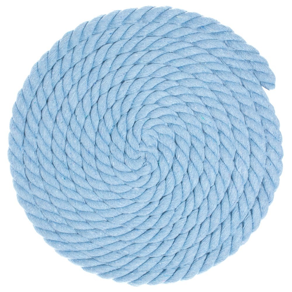 West Coast Paracord Twisted 3 Strand Natural Cotton Rope Artisan Cord  1/4, 1/2, 5/8, 3/4 and 1 Inch Diameters  10, 25, 50, 100 Feet