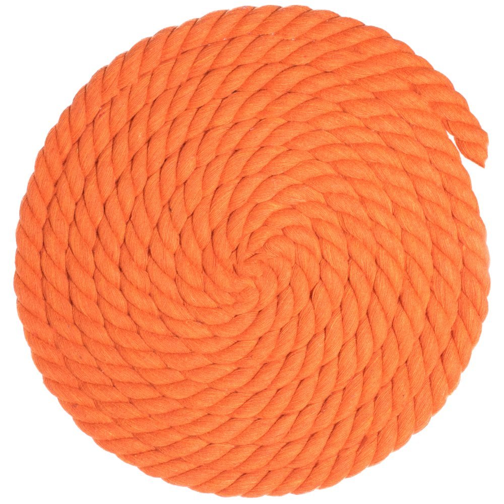 West Coast Paracord Twisted 3 Strand Natural Cotton Rope Artisan Cord 1/4, 1/2, 5/8, 3/4 and 1 Inch Diameters 10, 25, 50, 100 Feet