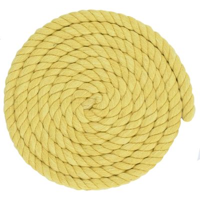 West Coast Paracord Twisted 3 Strand Natural Cotton Rope Artisan Cord  1/4, 1/2, 5/8, 3/4 and 1 Inch Diameters  10, 25, 50, 100 Feet
