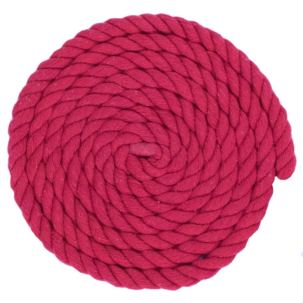 West Coast Paracord Twisted 3 Strand Natural Cotton Rope Artisan Cord  1/4, 1/2, 5/8, 3/4 and 1 Inch Diameters  10, 25, 50, 100 Feet