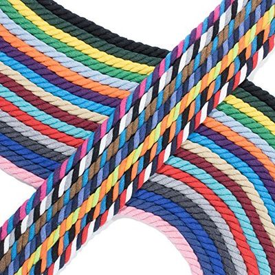 West Coast Paracord Twisted 3 Strand Natural Cotton Rope Artisan Cord  1/4, 1/2, 5/8, 3/4 and 1 Inch Diameters  10, 25, 50, 100 Feet