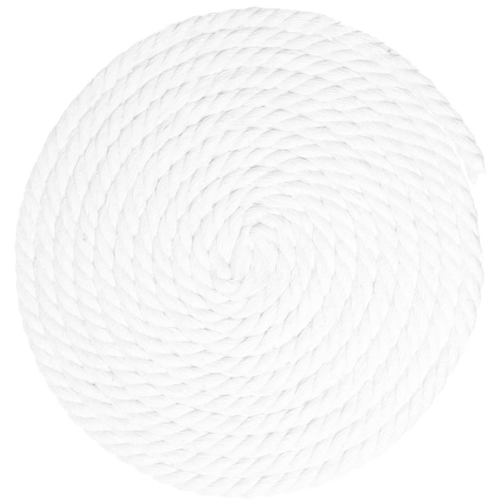 West Coast Paracord Twisted 3 Strand Natural Cotton Rope Artisan Cord 1/4, 1/2, 5/8, 3/4 and 1 Inch Diameters 10, 25, 50, 100 Feet