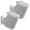 Sanus Adjustable Speaker Wall Mounts Designed for SONOS ONE, Play:1 & Play:3 - Pair (White) view 1