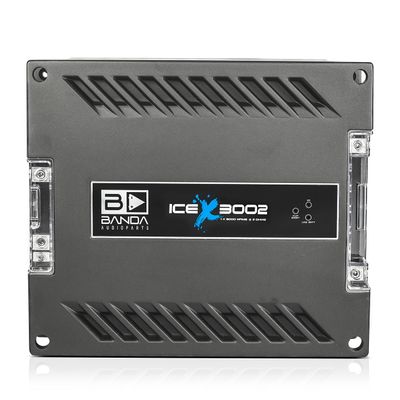 Banda Ice X 3002-1 Channel 3000 Watts RMS 2 Ohm Car Amplifier