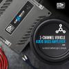Banda Ice X 3002-1 Channel 3000 Watts RMS 2 Ohm Car Amplifier view 4