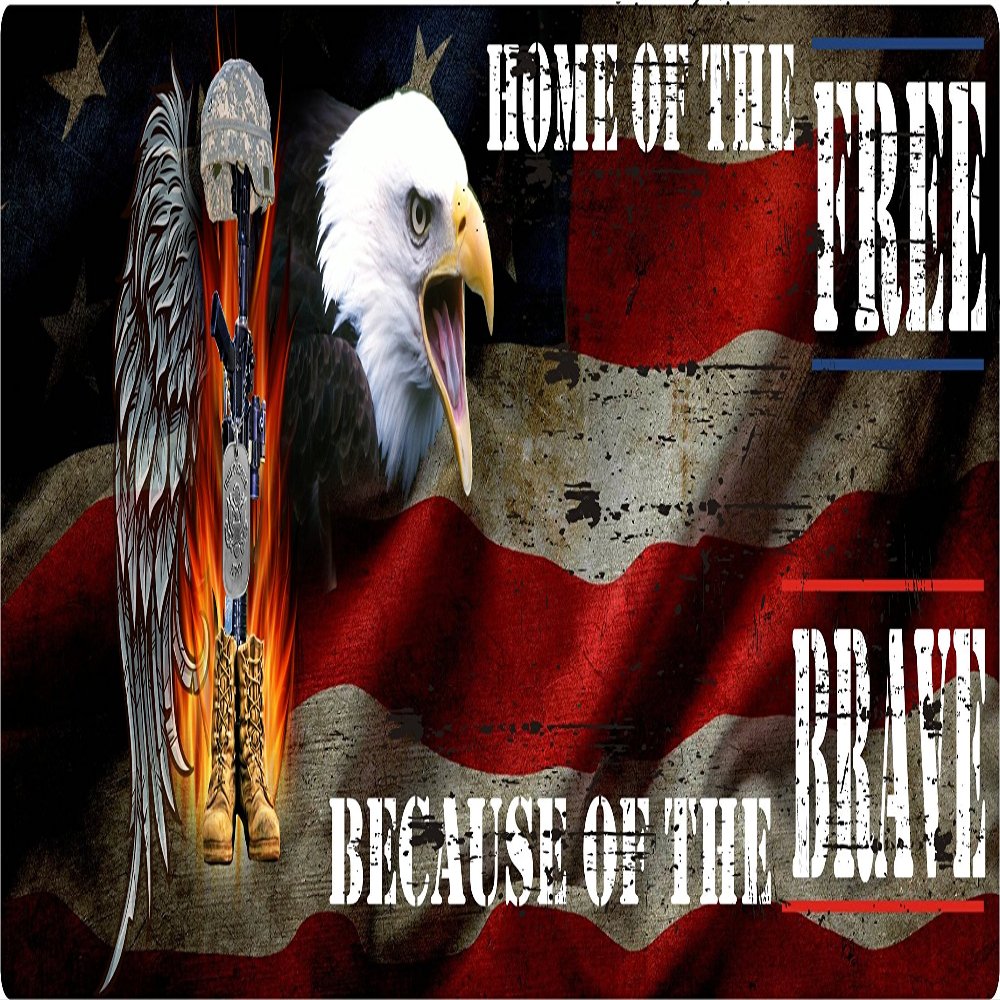 Decalrus - Kneel, Kneel for The Fallen, Stand for The Flag Vinyl Decal Skin Skins Sticker for Cars, Trailers, Boats, Motor Homes, Trucks, Laptop, Motorcycles & Luggage - sticker-22