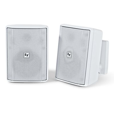 Electro-Voice EVID-S4.2W 160W 4 inch Weather-Resistant Wall-Mount 70V Speaker (Pair) - White