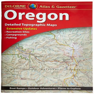 Garmin Delorme Atlas & Gazetteer Paper Maps- Oregon Atlas & Gazetteer (010-12657-00)