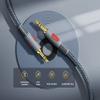 Ruaeoda 3.5mm Aux Audio Cable 30 ft, AUX Cord Braid 3.5mm to 3.5 mm Stereo Audio Cable 1/8 Shielded AUX Headphone Cable Extension Male to Male Outdoor Auxillary Stereo Audio Cable Cord view 2