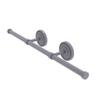 Allied Brass PR-GT-3-GYM Prestige Regal Collection Wall Mounted Horizontal Guest Towel Holder, Matte Gray view 1