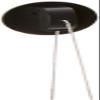 Spancraft Glass CR-4.75x36-Black Crane Glass Shelf, Black, 4.75" x 36" view 2
