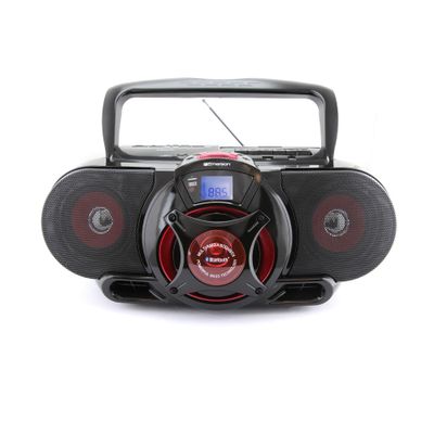 Emerson EPB-3002 Portable Bluetooth, MP3/CD AM/FM Stereo Radio Cassette Player/Recorder with Subwoofer and USB Input Boombox