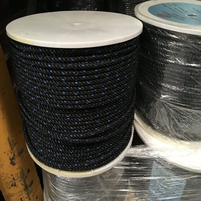 EVERSTRONG Rope, Polyethylene Rope Black 600 ft in Various Sizes 3/16",1/4", 5/16", 3/8, 1/2", 5/8", 3/4",7/8", 1", (7/8")