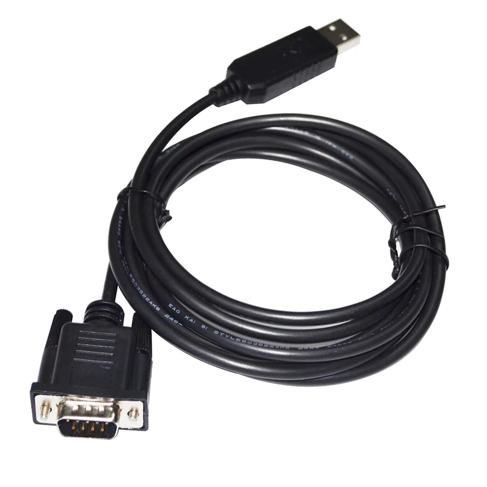 GKJHTED USB to D-SUB DB9 9PIN MALE ADAPTER RS-232C CONVERTER SERIAL CABLE(1.8m,Straight Wiring)