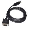 GKJHTED USB to D-SUB DB9 9PIN MALE ADAPTER RS-232C CONVERTER SERIAL CABLE(1.8m,Straight Wiring) view 1