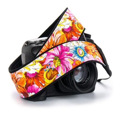 Camera Strap 304 Floral Fantasy dSLR SLR