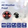 (2022 Upgraded Ver.) [8CH] Crystal Vision CVT9608E-3010W All-in-One True HD Wireless Surveillance System NVR CCTV w/ 2TB HDD, Built-in Monitor & Router, Camera Auto Pair view 4