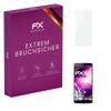 atFoliX Plastic Glass Protective Film compatible with Doogee BL12000, 9H Hybrid-Glass FX Screen Protector view 1