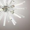 29" Inch Crystal Bar Ceiling Pendant Fixtures Chandelier Sputnik Axis (Clear Glass) (Clear Glass 29") view 4